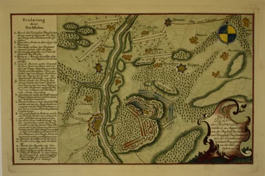Plan der Schlacht von Kunersdorf, 12. August 1759